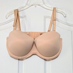 VS Pink Underwire, adjustable strap nude bra 36 DD